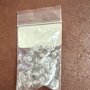 Earring Backs - clear earring backings